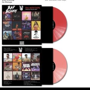 Bad Bunny Da Mixtape Red Vinyl